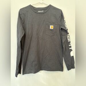 Carhartt Gray Long Sleeve Kids Tee